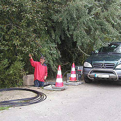 Kabelverlegung